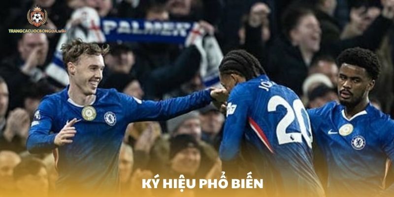 Các ký hiệu phổ biến trong kèo Half Time